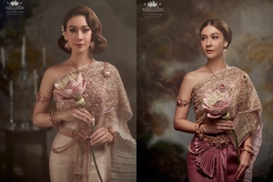 “The  Color of Lotus” อาภรณ์ไทยคอลเลคชั่นใหม่ล่าสุด จาก วนัช กูตูร์ ห้องเสื้อชุดไทยสุดหรูแห่งยุค