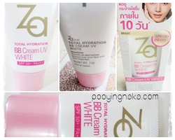 Review ZA Total Hydration  BB  Cream  UV White  