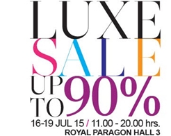 LUXE Sale ร่วมช้อปกับสินค้าแบรนด์ดัง พร้อมส่วนลดสูงถึง 90%