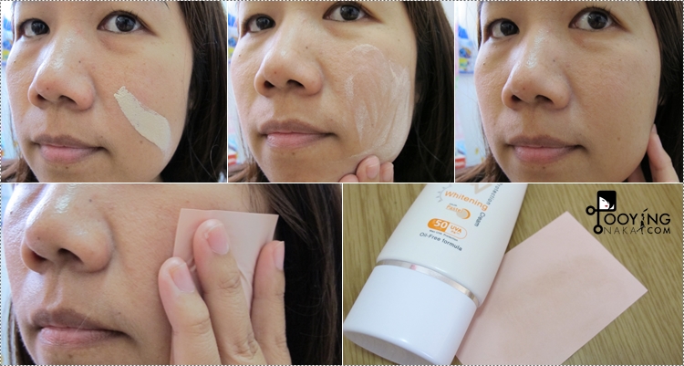 ครีมกันแดดทาหน้า ให้ผิวหน้าขาวกระจ่างขึ้น