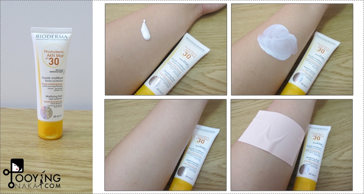 : รีวิวครีมกันแดด Bioderma Photoderm AKN Mat