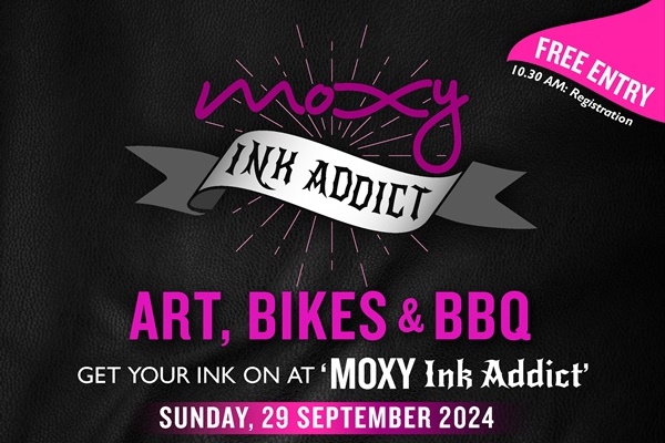 ม็อกซี่ แบงคอก ราชประสงค์ ชวนชมศิลปะ ยลไบค์ และชิมบาร์บีคิวกับงาน 'Moxy Ink Addict'