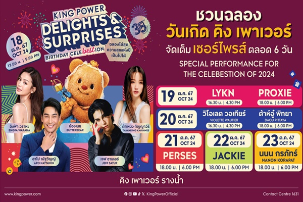 คิง เพาเวอร์ ฉลองครบรอบ 35 ปี สุดยิ่งใหญ่ ฉลองได้สุด ความสุขแห่งปี เป็นไปได้ เดินหน้าปล่อยเซอร์ไพรส์มอบความสุขขั้นสุด
