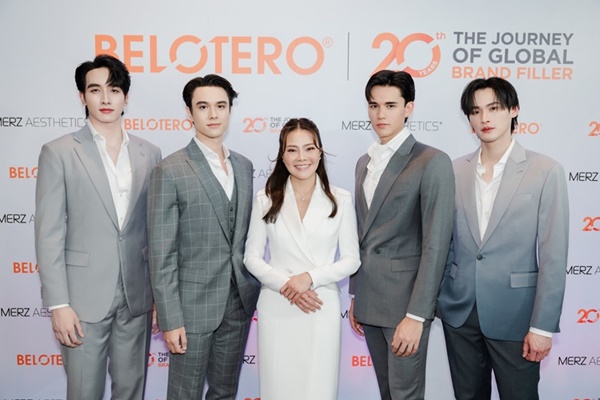ครั้งแรกของการรวมตัวของ 4 หนุ่มซุปตาร์แห่งยุคในฐานะ Brand Squad ฉลองครบรอบ  20 ปี "Belotero" ฟิลเลอร์ระดับโลก ในแคมเปญ "Fill for All เติมคุณ เปลี่ยนคุณ"  โดย เมิร์ซ เอสเธติกส์ ประเทศไทย