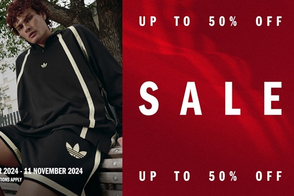 อาดิดาส จัดโปรโมชัน "End of Season Sale" ลดกระหน่ำสูงสุด 50% ตั้งแต่วันนี้ - 11 พ.ย. 2567