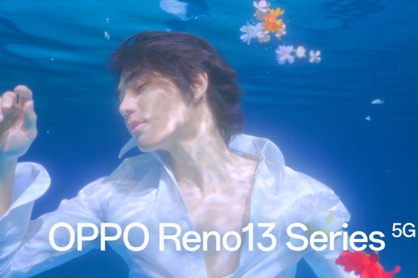 OPPO Reno13 Series 5G จัดเต็มครั้งแรกกับแฟชั่นเซ็ตใต้น้ำจาก 'เจฟ ซาเตอร์'  โชว์มนตร์เสน่ห์แห่งโลกใต้น้ำ