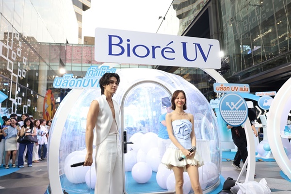 Biore เปิดตัวพรีเซนเตอร์ใหม่ เจฟ-เต้ย กับกันแดดสุดฮอต Biore UV Aqua Rich