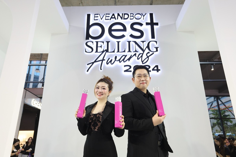 “เมลินดา” บิวตี้แบรนด์สัญชาติไทย สุดเจ๋ง! คว้า 3 รางวัลยอดขายสูงสุด ต่อเนื่อง 2 ปีซ้อน ในงาน EVEANDBOY BEST SELLING AWARDS 2024