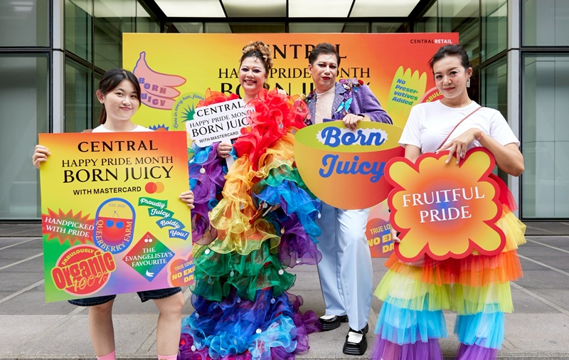 ห้างเซ็นทรัล ในเครือเซ็นทรัล รีเทล ร่วมเฉลิมฉลอง Pride Month อย่างยิ่งใหญ่ที่งาน Thailand’s Pride Celebration 2025 : “Pride For All” ปีที่ 6 ร่วมกับเซ็นทรัลพัฒนา และพันธมิตร ในปีนี้ห้างเซ็น