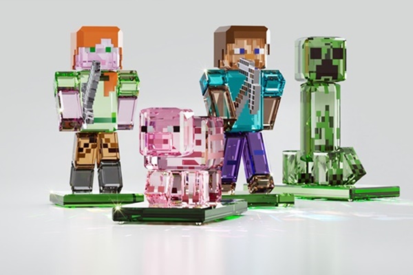 สวารอฟสกี้เนรมิตโลก Minecraft สู่ดีไซน์คริสตัลสุดระยิบระยับ