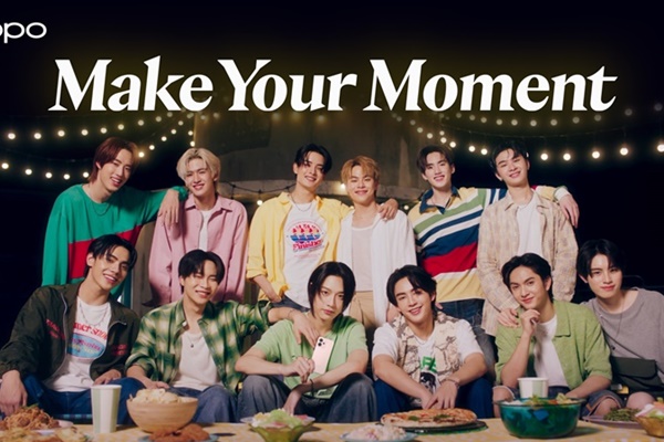 OPPO ปล่อยทีเซอร์แคมเปญใหม่ "Make Your Moment" ร่วมกับวงบอยแบนด์สุดฮอตอย่าง  BUS because of you i shine เติมเต็มทุกโมเมนต์ด้วย OPPO
