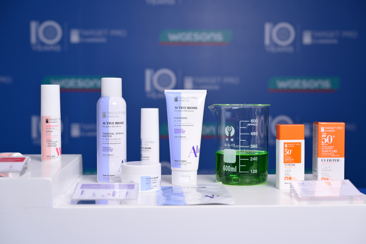 “Target Pro by Watsons” ฉลอง 10 ปีแห่งความเชื่อมั่น  ยกระดับนวัตกรรมดูแลผิวตรงจุด สไตล์เจแปนนิสบิวตี้