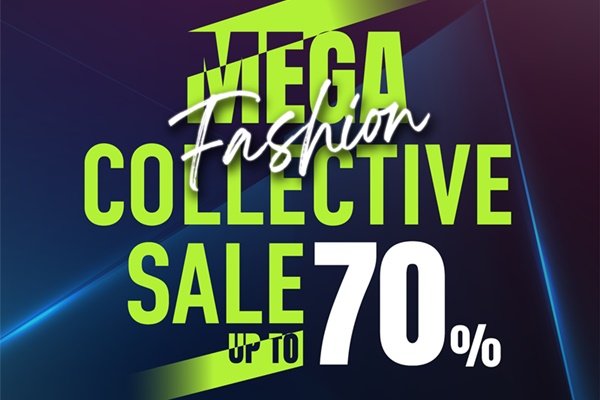 เมกาบางนา ชวนเติมเต็มทุกลุคกับ "MEGA FASHION COLLECTIVE SALE" คัดสรรแฟชั่นไอเทมและไลฟ์สไตล์แบรนด์ดัง ลดสูงสุด 70%