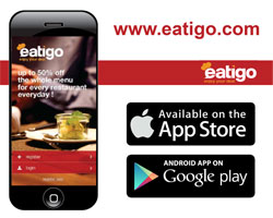 แอพสำหรับบริหารจัดการผลตอบแทนสำหรับร้านอาหาร Eatigo.com เปิดตัวในกรุงเทพฯเป็นที่แรกในโลก