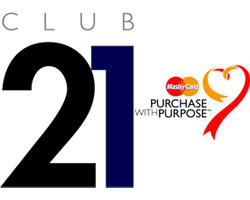 มาสเตอร์การ์ดจับมือบูติคแฟชั่นชั้นนำ "คลับ 21" จัดโครงการ "MasterCard Purchase with Purpose"