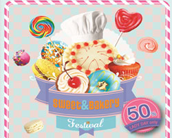 ศูนย์การค้าแฟชั่นไอส์แลนด์ เสิร์ฟเมนูขนมหวานจาก 50 ร้านค้าดัง    ในงาน Sweet & Bakery Festival 2014