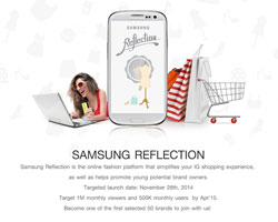 ซัมซุงชวนร้านแฟชั่นสุดชิคบนอินสตาแกรมเข้าร่วม Samsung Reflection