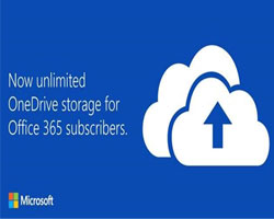 ไมโครซอฟท์อัพเกรดให้บริการพื้นที่จัดเก็บบน OneDrive  แบบไม่จำกัด สำหรับผู้ใช้บริการ Office 365