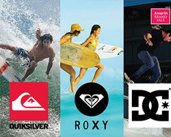 Amarin Brand Sale: Quiksilver, Roxy & DC ส่วนลดสูงสุด 80%