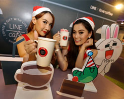 เตรียมพบกับ LINE Café with TrueCoffee แห่งแรกของโลก ในประเทศไทย
