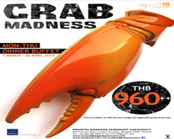 "Crab Madness-Crab Fest" เทศกาลปูนานาชาติที่โนโวเทล เพลินจิต