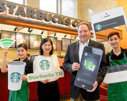 สตาร์บัคส์เปิดตัวโมบายล์ แอพพลิเคชั่น "Starbucks Thailand" ครั้งแรกในประเทศไทย
