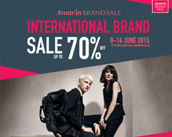รวมแบรนด์อินเตอร์สุดเลิฟของเหล่านักช้อปมาไว้ในที่เดียว  "Amarin Brand Sale: International Brand Sale"