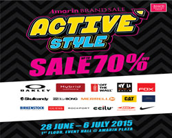ปรากฏการณ์งานเซลที่มาพร้อมความสนุกสุดมันแบบไม่เหมือนใคร  "Amarin Brand Sale: Active Style"