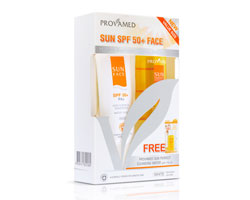 โปรวาเมดซันSPF50+ เฟส (Provamed Sun SPF 50+ Face) โปรโมชั่นสุดคุ้ม ซื้อ 1 ได้ถึง 2