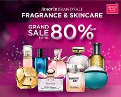 'Amarin Brand Sale: Fragrance & Skincare Grand Sale up to 80%'