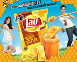 ใหม่! "เลย์ กลิ่นฮันนี่บัตเตอร์" และ "เลย์ กลิ่นป๊อปคอร์น คาราเมล"