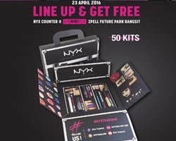 NYX ฉลองเปิดเค้าเตอร์ใหม่ที่ร้าน EVE & BOY ฟิวเจอร์ ปาร์ค รังสิต จัดเต็มโปรโมชั่นสุด exclusive เพื่อสาวก NYX โดยเฉพาะ