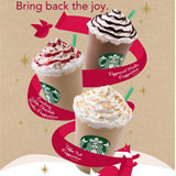 สตาร์บัคส์ ต้อนรับเทศกาลคริสต์มาสในปีนี้ ด้วย 3 เครื่องดื่มประจำเทศกาลแห่งความสุข