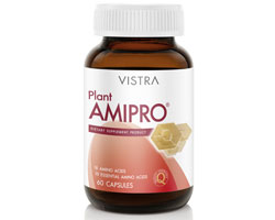ผลิตภัณฑ์อาหารเสริมสูตรใหม่ล่าสุด "วิสทร้า แพลนท์ อมิโปร (VISTRA Plant Amipro)"