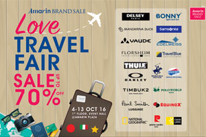 Amarin Brand Sale: Love Travel Fair Sale Up To 90%