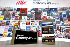 ซัมซุง จับมือ ไอฟลิกซ์ (iflix) ยกระดับประสบการณ์ความบันเทิงลูกค้า Galaxy A9 Pro