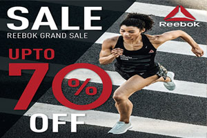 "Reebok Grand Sale up to 70%"