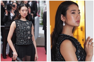 ออกแบบ ชุติมณฑน์ บนพรมแดงเมืองคานส์ มาในลุค น้อยแต่มาก เรียบเก๋แต่แพง!!