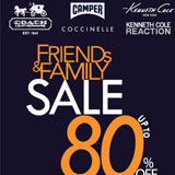 COACH / CAMPER / COCCINELLE / KENNETH COLE Friends &amp; Family Sale ลดสูงสุด 80% 