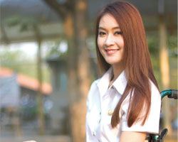 คลิป น้องชมพู่ มิสวิลแชร์ สาวสวยหัวใจแกร่ง 