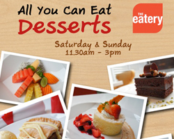 All you can eat dessert โรงแรม Four Points by Sheraton Bangkok ในราคาเพียง 450 บาท 