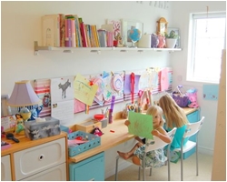 10 ไอเดียโต๊ะทำการบ้านของเด็กๆ