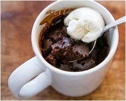 สูตรบราวนี่ในถ้วย....ใช้ไมโครเวฟทำใช้เวลานิดเดียว