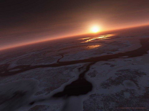 มาดูพระอาทิตย์ขึ้นที่ดาวอังคารกันค่ะ สวย~~~